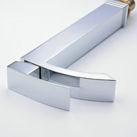 Leekayer Fürdőszobai Mosdó Csaptelep Vízesés Kifolyó Króm Bevonattal Egylyukú Szerelés Modern Design Cink Anyag 4