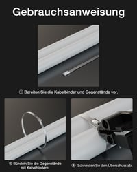 LEENUE Rozsdamentes acél kábelkötegelő 100 db, önzáró rögzítő pánt 300 x 4,6 mm, ezüst láncszem kerítés és kipufogócsőhöz 6