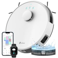 Lefant M1 2 u 1 robotski usisavač i uređaj za brisanje podova, 5500Pa, LiDAR navigacija, mapiranje više katova, WiFi, Alexa, bijeli 1