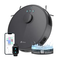 Robotický vysávač Lefant M1G s funkciou mopovania, LiDAR navigácia, 5500 Pa, 200 minút prevádzky, viacúrovňové mapovanie, zakázané zóny, zvieracie chlpy, koberce a tvrdé podlahy 1