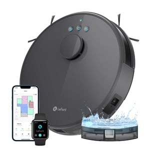 Lefant M1G robotski usisavač i brisač, LiDAR navigacija, usisna snaga 5500Pa, vrijeme rada 200 minuta, mapiranje više razina, zone zabrane kretanja, za kućne ljubimce