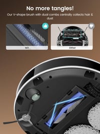 Lefant M3 Gen2 robotski usisavač s funkcijom brisanja, 12000 Pa, LiDAR navigacija, automatsko pražnjenje spremnika za prašinu, detekcija prepreka, podrška za više etaža 5