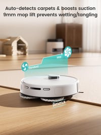 Lefant M3 Gen2 robotski usisavač s funkcijom brisanja, 12000 Pa, LiDAR navigacija, automatsko pražnjenje spremnika za prašinu, detekcija prepreka, podrška za više etaža 9