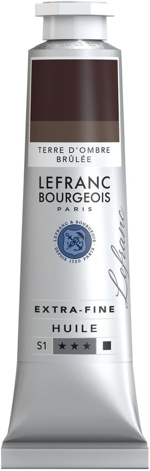 Lefranc Bourgeois Extra Fine uljana boja 40 ml - spaljena umbra