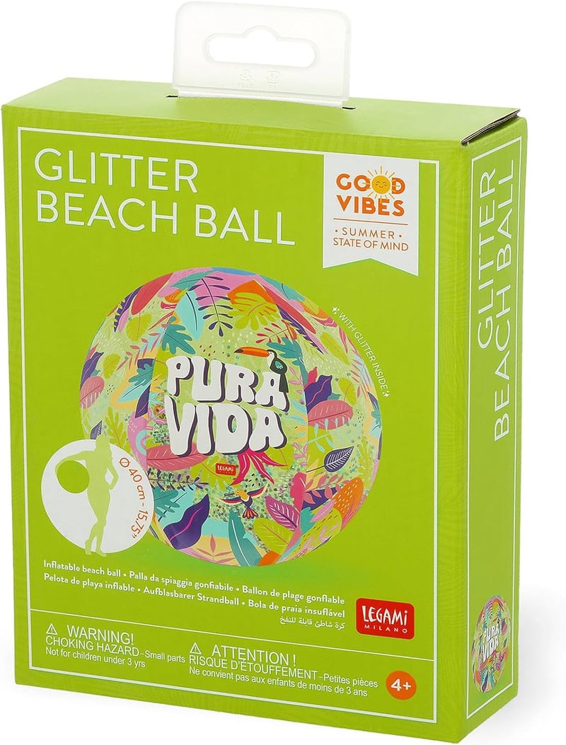 LEGAMI 40 cm-es Felfújható Strandlabda PVC Gyerekeknek Partikhoz Focizáshoz - PURA VIDA