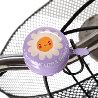 Sonerie de bicicletă pentru copii Legami – model floare Daisy, claxon de bicicletă rezistent pentru copii 2