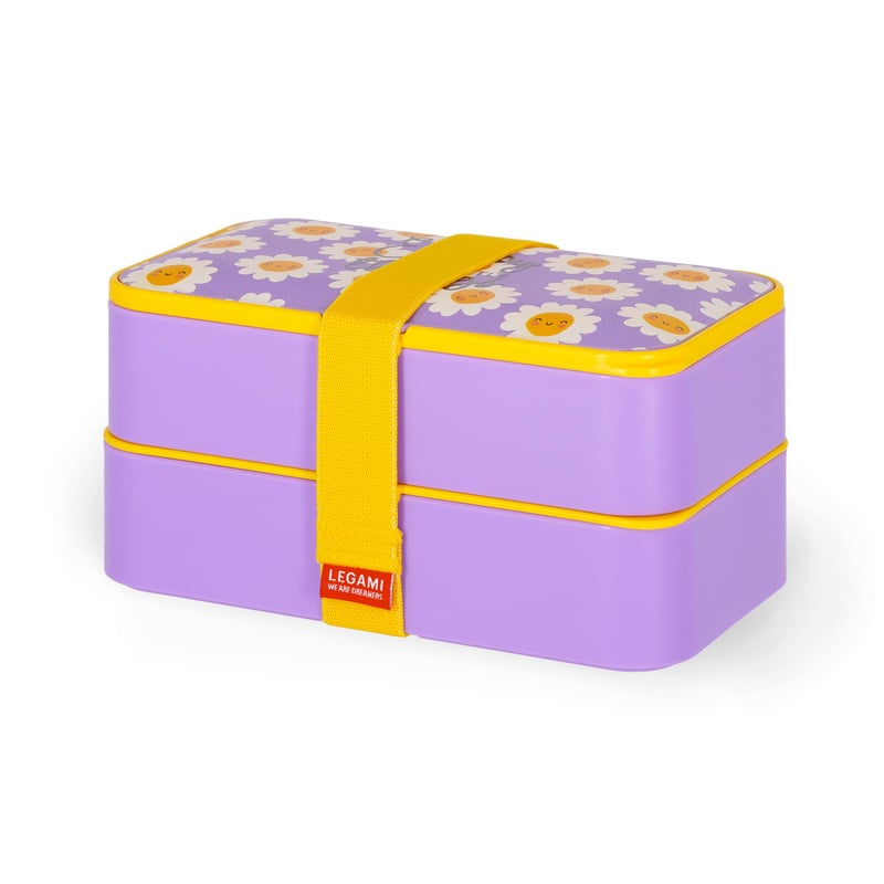 Nádoba na potraviny Legami Daisy s príborom – 1200 ml