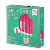 Saltea de plajă gonflabilă Legami – O persoană, 2 camere de aer, formă de placă de surf, 72x179 cm, max. 90 kg, cu plasture autoadeziv pentru reparații 4