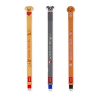 Sada mazateľných gélových pier LEGAMI Fur-ever Friends – 3 ks, 0,7 mm, čierne, modré, červené, s termocitlivým atramentom 1
