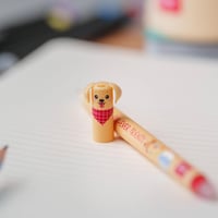 Sada mazateľných gélových pier LEGAMI Fur-ever Friends – 3 ks, 0,7 mm, čierne, modré, červené, s termocitlivým atramentom 9