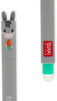 LEGAMI Farm Sweet Farm hőre törölhető zselés toll 4 db, 0,7 mm - fekete/rózsaszín/zöld/piros 6