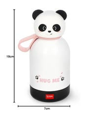 LEGAMI Hot & Cold BFF Gyerek Kulacs Panda Mintával, Dupla Falú 18/8 Rozsdamentes Acél, Légmentes Zárással, 310 ml, 12 óra meleg és 24 óra hi 6