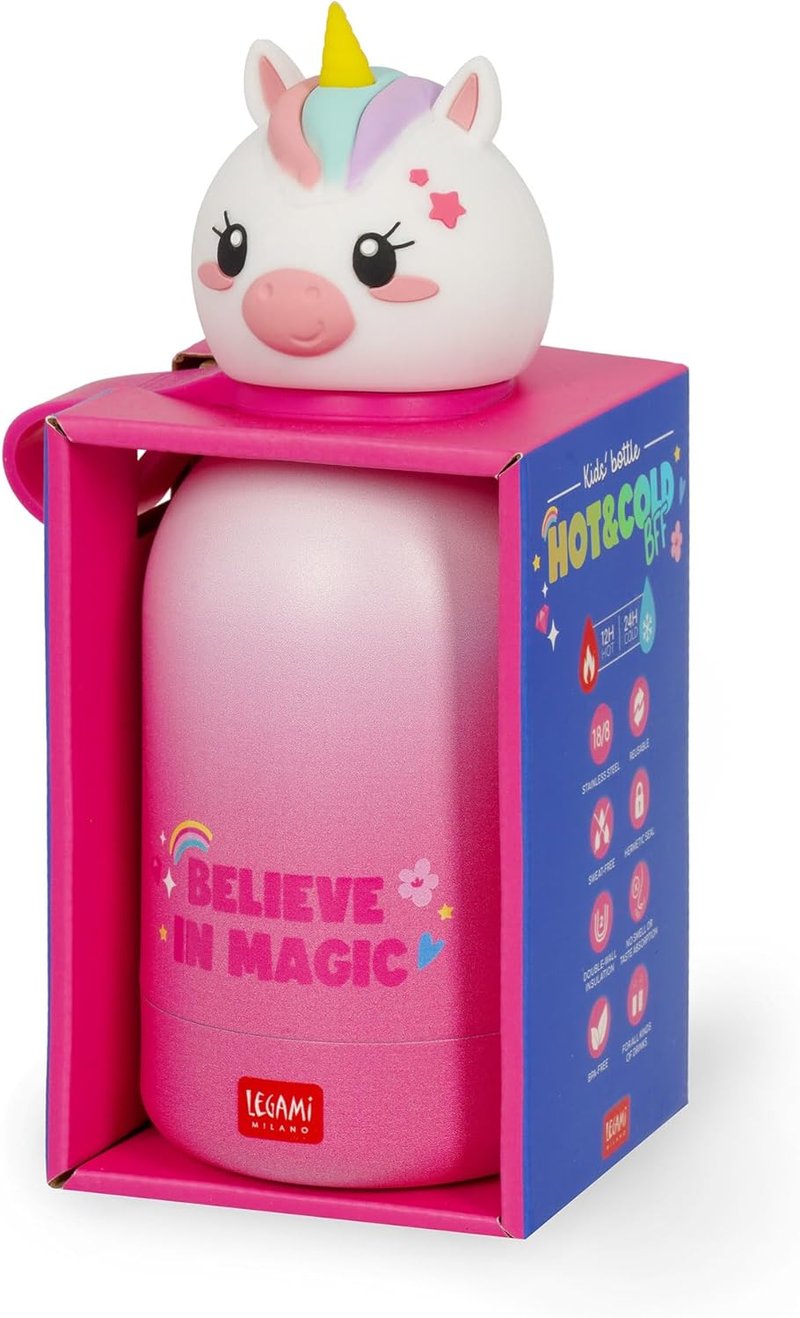 Legami Hot&Cold BFF Unikornisz Termosz Palack 310ml Rozsdamentes - Unicorn