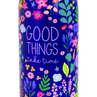 Termos boca Legami Hot & Cold Flowers 800 ml – hermetičko zatvaranje, 12 sati toplo i 24 sata hladno piće, odvojiva silikonska ručka, nehrđajući čelik 3