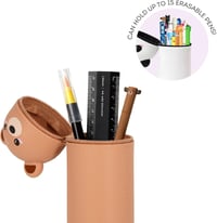 Legami Kawaii 2in1 szilikon tolltartó ceruza tartó reißverschluss 3
