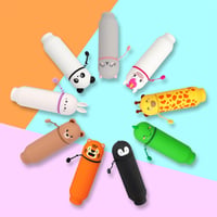 Legami Kawaii 2in1 szilikon tolltartó ceruza tartó reißverschluss 5