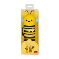 Legami Kawaii Bee silikónový peračník a stojan na perá 2 v 1 so zipsom – 18,5 cm 6