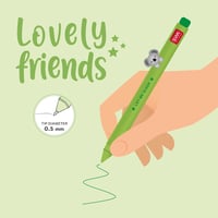 LEGAMI Lovely Friends Koala Zöld Géltoll 0.5mm Csúcs Dekoratív Állat Dizájn - 1 pc. (pack of 1), KOALA 2
