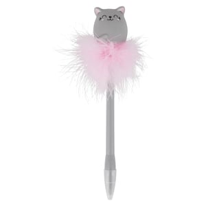 Guľôčkové pero s LED svetlom Legami Luminous Cat – modrý atrament – hrot 0,7 mm