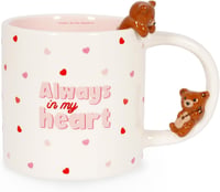 LEGAMI Macis Kávéscsésze 350ml Mosogatógépben Mosható Teddy Bear Bögre 1