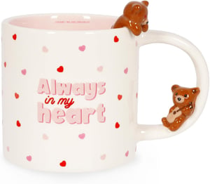 Legami Too Cute to Handle keramička šalica - Teddy Bear - 350 ml