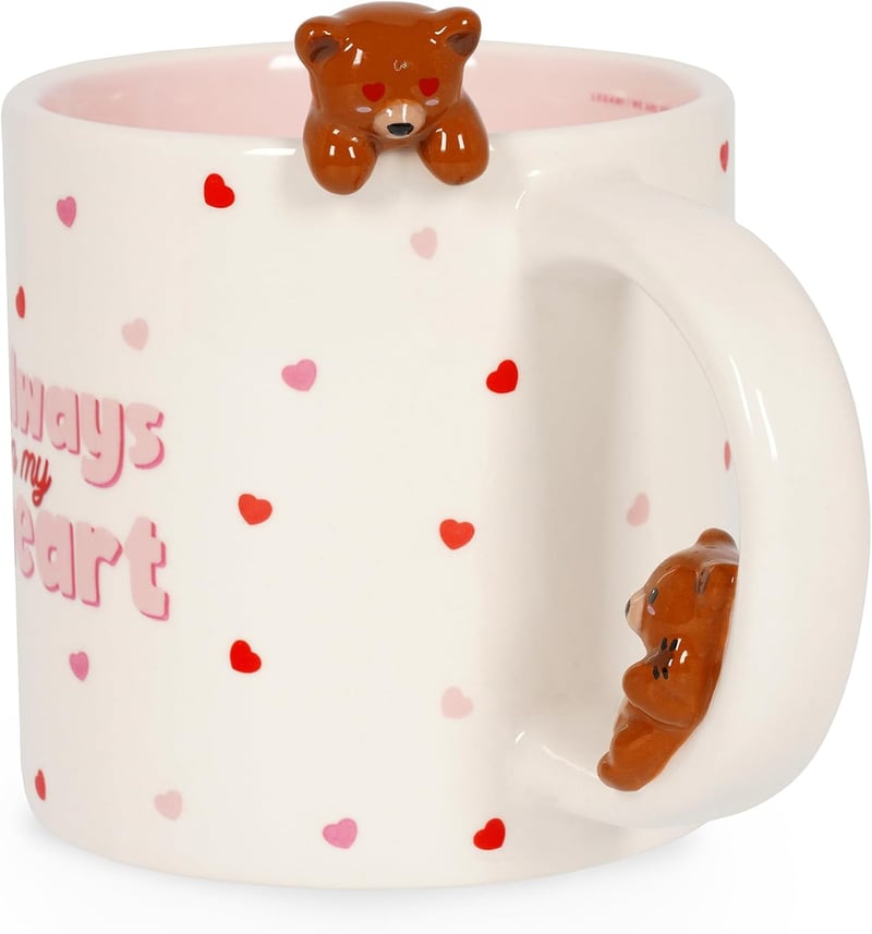 LEGAMI Macis Kávéscsésze 350ml Mosogatógépben Mosható Teddy Bear Bögre