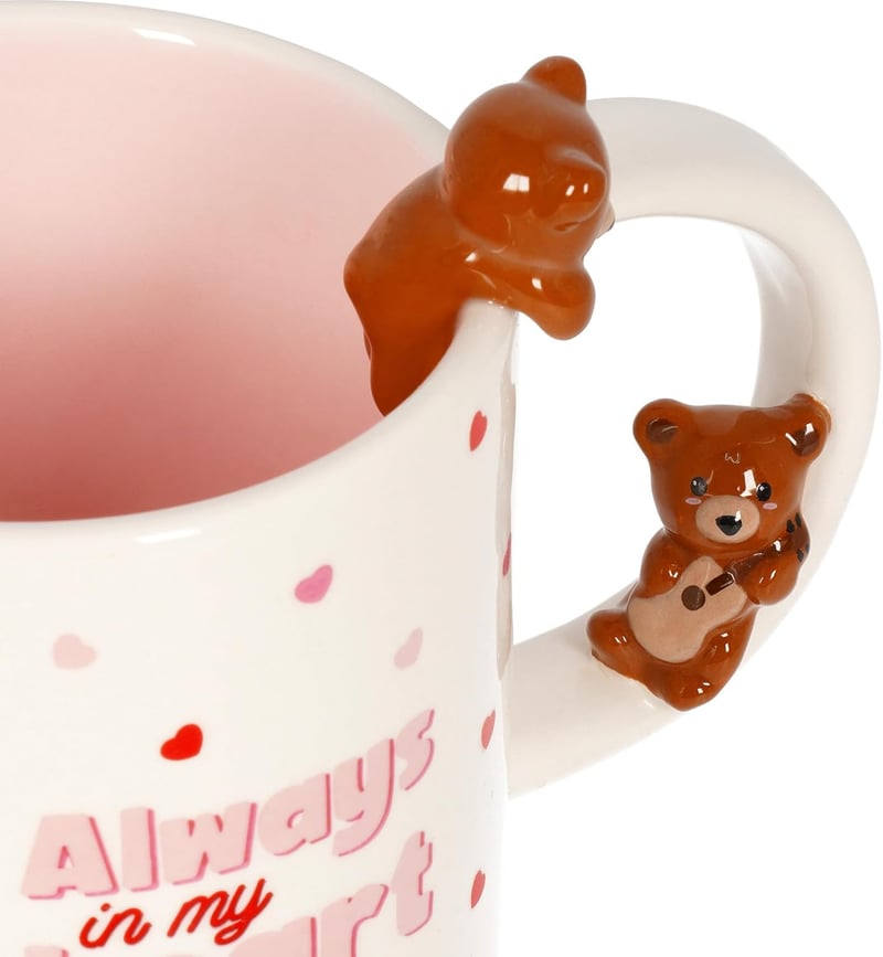 LEGAMI Macis Kávéscsésze 350ml Mosogatógépben Mosható Teddy Bear Bögre