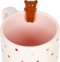 LEGAMI Macis Kávéscsésze 350ml Mosogatógépben Mosható Teddy Bear Bögre 3