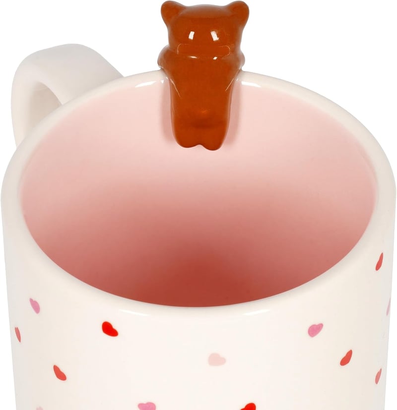 LEGAMI Macis Kávéscsésze 350ml Mosogatógépben Mosható Teddy Bear Bögre