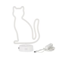 Legami Neon Effect LED stolna svjetiljka - It's a Sign Kitty - s USB Type-C kabelom, dvostruko napajanje 2
