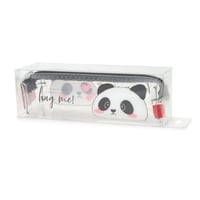 Priehľadný peračník LEGAMI Panda, 19,5 x 5,5 cm, so zipsom, priestranný, materiál TPU 2