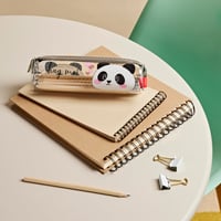 Priehľadný peračník LEGAMI Panda, 19,5 x 5,5 cm, so zipsom, priestranný, materiál TPU 4