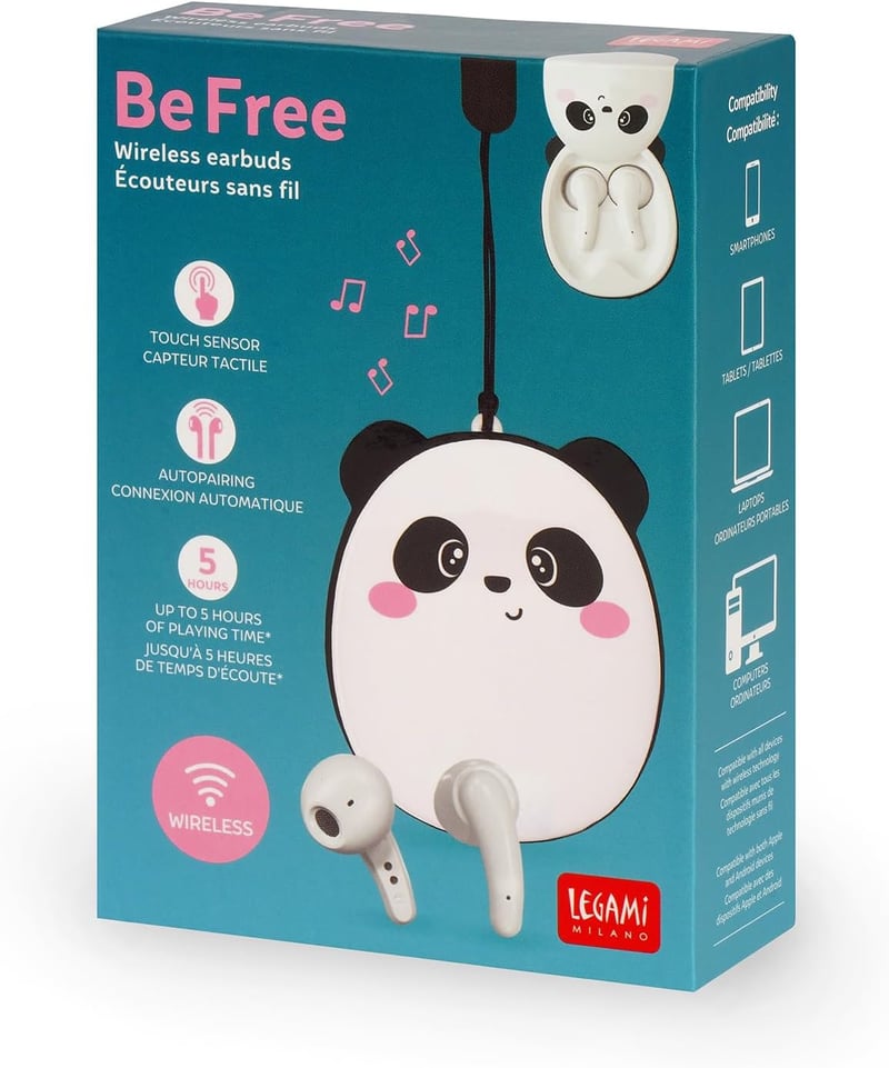 LEGAMI Panda Bluetooth Vezeték Nélküli Fejhallgató Érintésvezérléssel