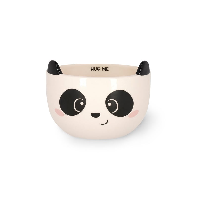 Legami Panda šalica za doručak od kamenine, 400 ml - crno/bijela