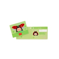 Plyšová hračka Legami Super Soft! Mini lienka – 14x15x12 cm, s menovkou na personalizáciu, samostatne stojaca 3