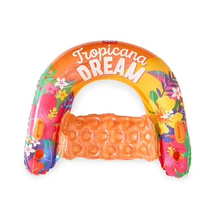 Legami Pool Chair Tropicana Dream stolica na napuhavanje za bazen i more, 110 x 98 cm, nosivost do 90 kg
