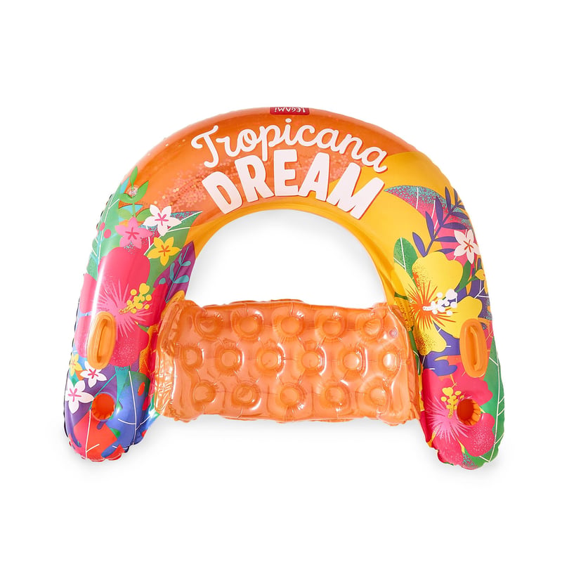 Nafukovacie kreslo do vody Legami Pool Chair Tropicana Dream, 110 x 98 cm, max. 90 kg