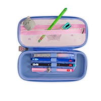 Penar LEGAMI Wonderwow Kitty – 2 compartimente, suport interior pentru pixuri și buzunar cu plasă, cu fermoar, 23x11x5 cm 3