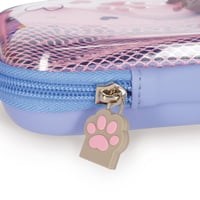 Penar LEGAMI Wonderwow Kitty – 2 compartimente, suport interior pentru pixuri și buzunar cu plasă, cu fermoar, 23x11x5 cm 5