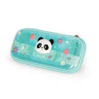 Peračník LEGAMI Wonderwow Panda, 2 priehradky a vnútorný držiak na perá, vnútorné sieťované vrecko, zips, 23x11x5 cm 2