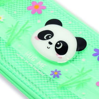 Peračník LEGAMI Wonderwow Panda, 2 priehradky a vnútorný držiak na perá, vnútorné sieťované vrecko, zips, 23x11x5 cm 4