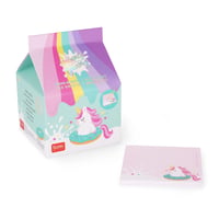 Bloc de notițe detașabile Legami Yummy Yummy Unicorn – 250 de file roz, hârtie certificată FSC, 7x10x7 cm 5