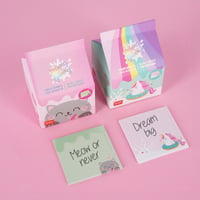 Bloc de notițe detașabile Legami Yummy Yummy Unicorn – 250 de file roz, hârtie certificată FSC, 7x10x7 cm 4