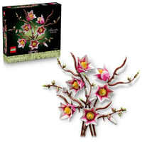 LEGO Botanicals Magnóliové konáre 11510 – Kvetinová dekoratívna stavebnica pre dospelých – 5 umelých kvetov na skrášlenie obývačky alebo spálne – Kreatívne 1
