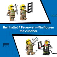 LEGO City 60499 Letiskové hasičské auto – stavebnica so 4 hasičskými minifigúrkami, pre chlapcov a dievčatá od 7 rokov 6