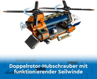 LEGO City Dzsungel Felfedező Helikopter - 881 Elemes Építőjáték 8+ Gyerekeknek, 5 Minifigurával és 3 Gorillával, 60437 3
