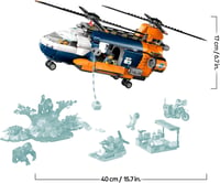 LEGO City Dzsungel Felfedező Helikopter - 881 Elemes Építőjáték 8+ Gyerekeknek, 5 Minifigurával és 3 Gorillával, 60437 9