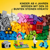 LEGO Classic 10698 Veľký box s kockami – 33 farieb, kreatívne stavebnicové kocky v úložnom boxe, darček pre deti od 4 rokov 4