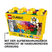 LEGO Classic 10698 Veľký box s kockami – 33 farieb, kreatívne stavebnicové kocky v úložnom boxe, darček pre deti od 4 rokov 6