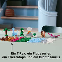 LEGO Classic Kreatívna stavebnica Dinosaury 11041 – s figúrkami T-Rexa a Triceratopsa – od 5 rokov 3